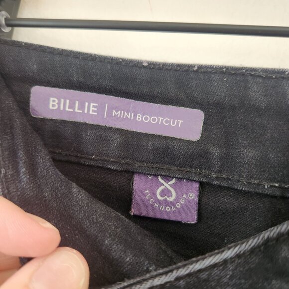 NYDJ Not Your Daughter's Jeans Billie Mini Bootcut Black Stretch Jeans Women's 4 - Picture 6 of 7